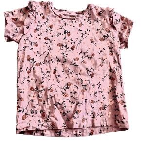Soft Gallery girls floral ruffled organic cotton T-shirt size 24 months